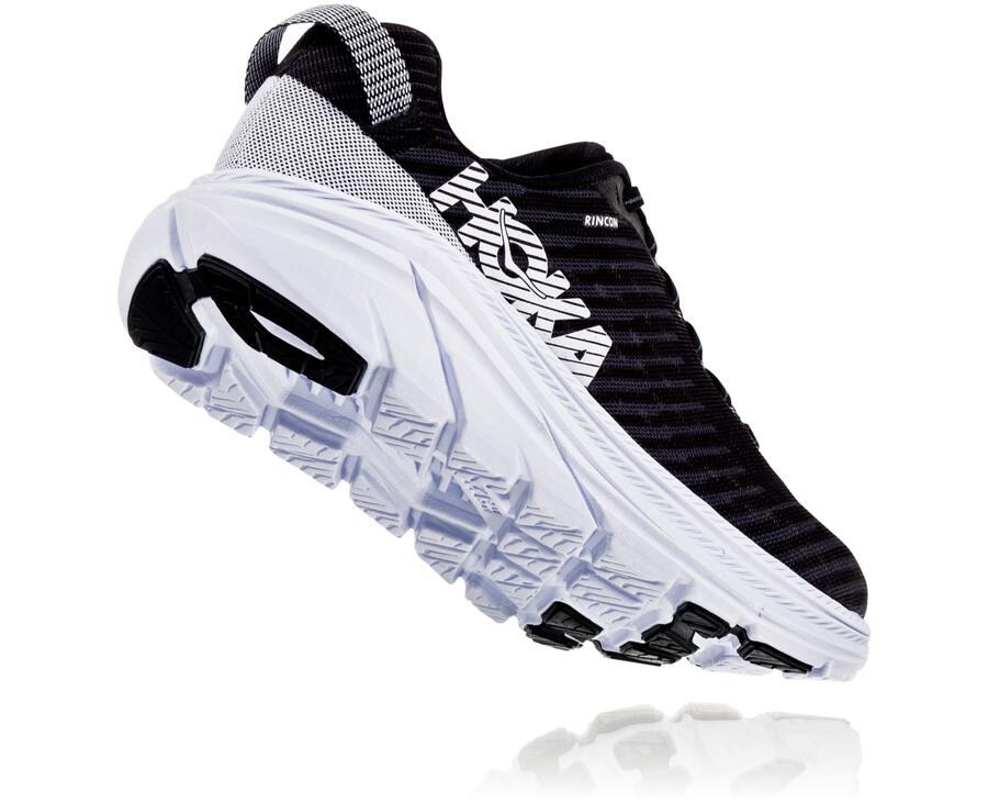 Tenis Hoka One One Hombre Negros/Blancos - Rincon - QYWZ09372